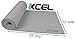 XCEL - Extra Soft Craft Foam Roll - Distressed - Grey, Size 54 Inch x 12 Inch x 1/4 Inch