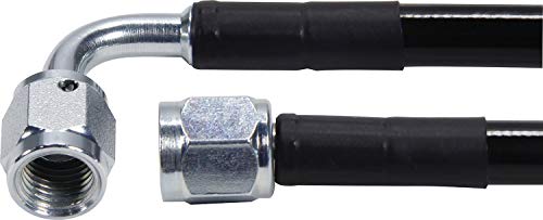 Allstar Performance Coated Braided Line 12in #3Hose -3Str/-3 90 Steel