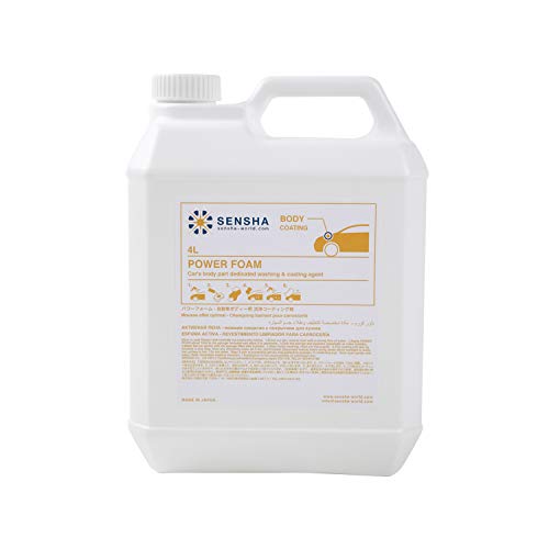 洗車の王国 撥水 ワックス パワーフォーム 4L コーティング剤 カーワックス 撥水型 洗車用品 992-4