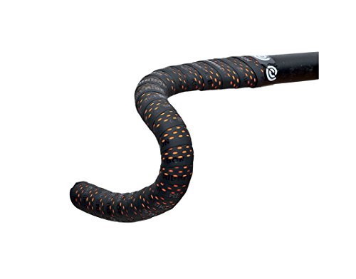 Mv-tek Ruban Adhésif Guidon Drops Noir/Orange (Bandes Couvre-Guidon)