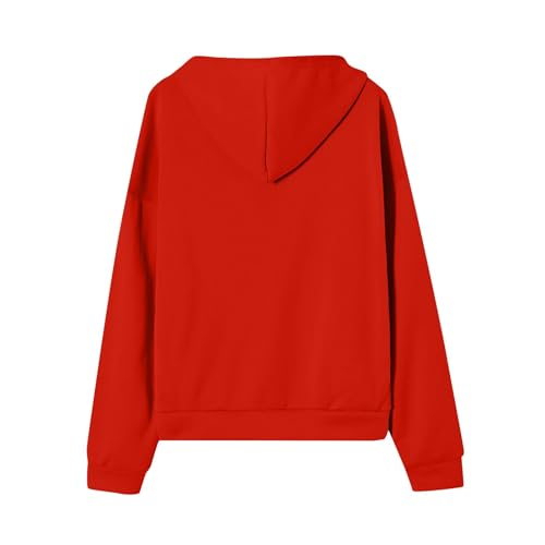 OIOLOYJM Zipper Hoodies for Women Long Sleeve Oversized Sweatshirts Y2k Drawstring Soft Jacket 2025 Fall Fashion with Pockets