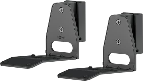Fixation murale Sonos Era 300 Goobay en acier noir lot de 2 supports inclinables