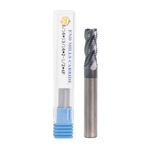 NZ 4 Flute 5/16" Carbide Roughing End Mill with AlTiN Coating