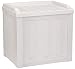 AmazonBasics 22-Gallon Resin Deck Storage Box, Grey