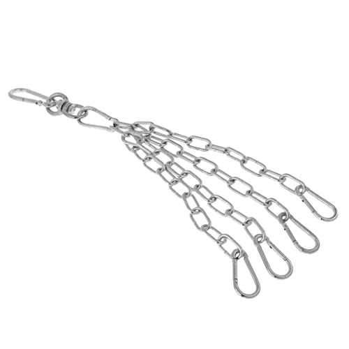 Luzhengyang Percha de cadena para saco de boxeo resistente, soporte de pared giratorio para entrenamiento de artes marciales mixtas, construcción de hierro oxidado, herramienta de construcción de