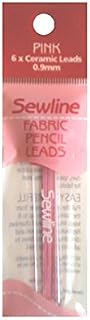 Sewline Mechanical Fabric Pencil Pink Refill Leads 6 Pack