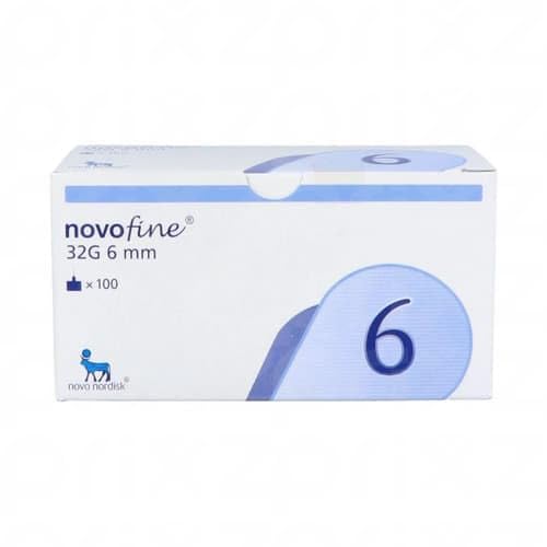 Novofine 32G 0.23/0.25 x 6 mm, 100pcs/box