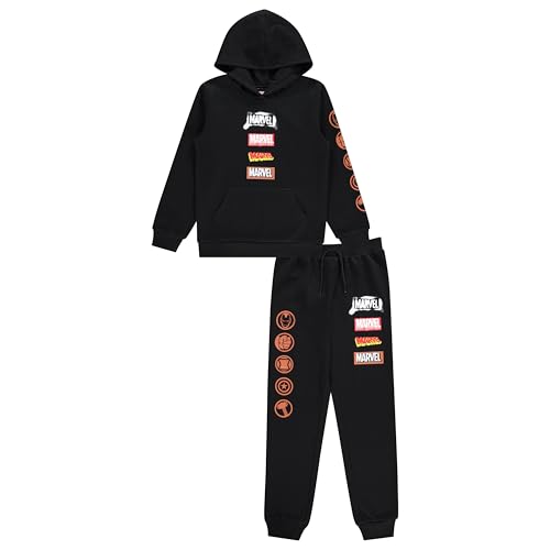 Image of Marvel Boys Spiderman Hoodie Sweatpants Set - Spiderman, Ironman, Captain America Boys Sweatshirt and Sweatpant Set