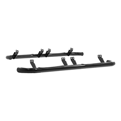 Estribos nerf bars redondos 3 pulg acero negro Aries miniatura 3