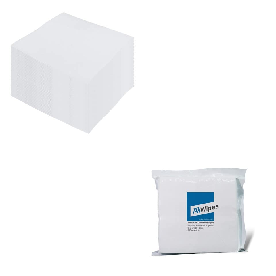 AAWipes Lint Free Wipes Cleanroom Wipes Polycellulose 56 GSM 68 GSM 9X9