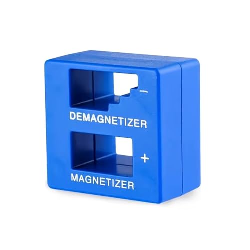 CABLEPELADO - Magnetizador y Desmagnetizador Profesional para Destornilladores, Herramienta Magnética 2 en 1 para Puntas, Brocas, Pinzas y Tornillos, Imantador Portátil de Plástico Resistente