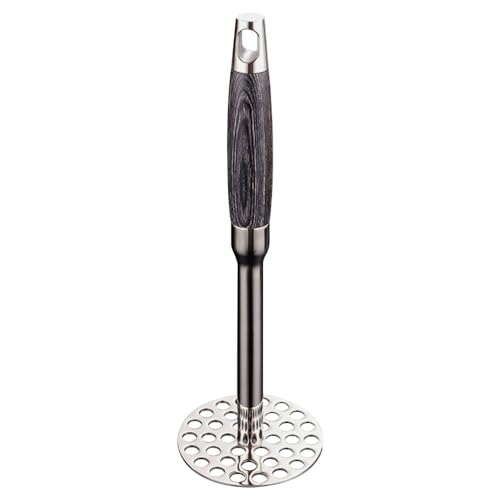 Schiacciapatate Manuale, Pressa per Spaetzle in Acciaio Inox 316 con Manico e Foro per Appendere, Schiaccia Patate Utensile da Cucina per Verdure, Frutta, Carne