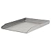 BBQ-TORO Piastra per Grill in Acciaio Inox, Plancha, Rettangolare, 30 x 40 cm, Universale e massiccia, Piastra di Cottura per Grill a Carbone e a Gas e Altro Ancora