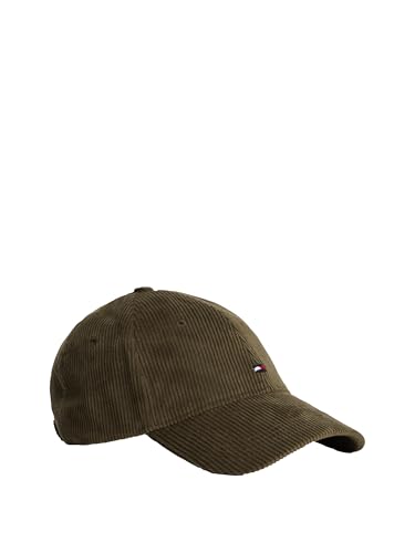 Image of Tommy Hilfiger Men's Tommy Hilfiger Hats for Men | Corduroy Logo Adjustable Baseball Cap