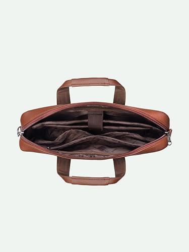 Image of ZOUK Arin Laptop Bag | Slim & Stylish Laptop Bag for Women Office Use | Fits 15.6+ Inch Laptop | Padded Compartment Fits up to 17 Inch Laptop | Water-Resistant | Lightweight