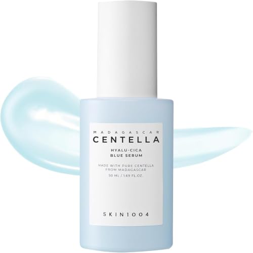SKIN1004 Hyalu-CICA Blue Serum 50ml, 5 Layer Hyaluronic Acid Cica...