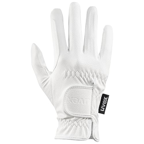 Uvex Sportstyle - dehnbarer Reithandschuh für Damen und Herren - exzellenter Grip & strapazierfähig - touchscreenfähig - White - 10.5