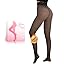Fake Translucent Black-pantyhose