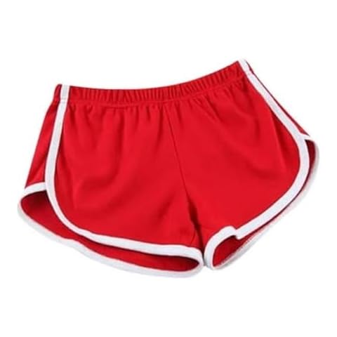 American Apparel Women's Red/White Running Shorts Cover