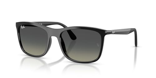 Image of Ray-Ban Unisex Gradient Grey Lens Square Sunglasses - 0RB4460I601/1156