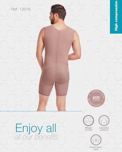 FAJAS DISENOS D'PRADA DELIE Faja Colombiana for Men 016 Mens Shapewear High Compression for Men with Frontal Zipper 7