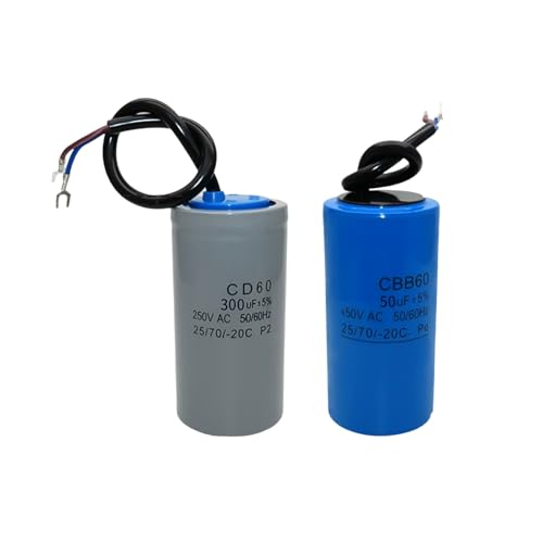 Moteur bloqué ? Kit condensateur CD60 300µF + CBB60 50µF pour compresseur et pompe
