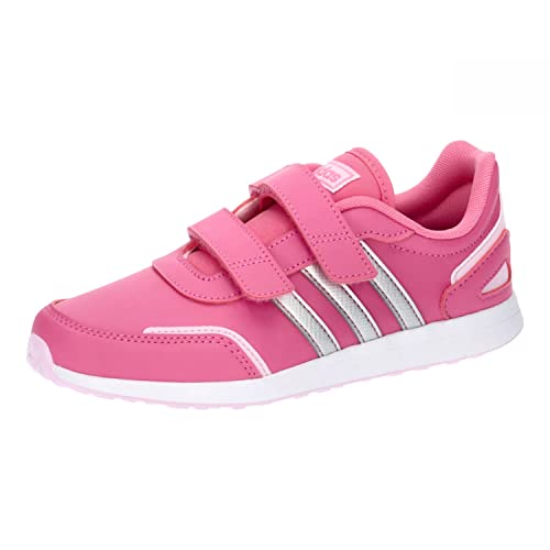adidas VS Switch 3 Lifestyle Running Hook and Loop Strap Shoes, Zapatillas para Correr, Pulse Magenta/Silver Met/Orchid Fusion, 33.5 EU