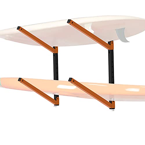 Foozet Wall Mount Paddle Board Racks, Surfboard Hanger Duty Steel,
