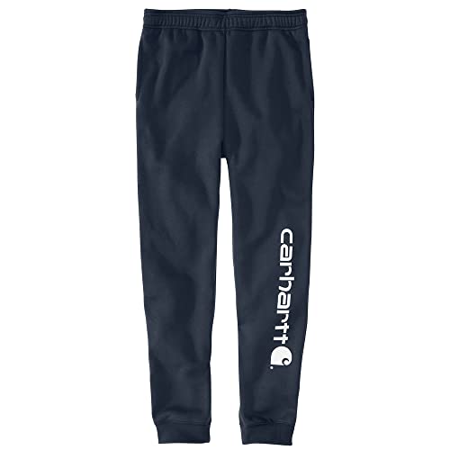 Carhartt Men's 105899 Relaxed Fit Midweight Tapered Graphic Sweatpant2