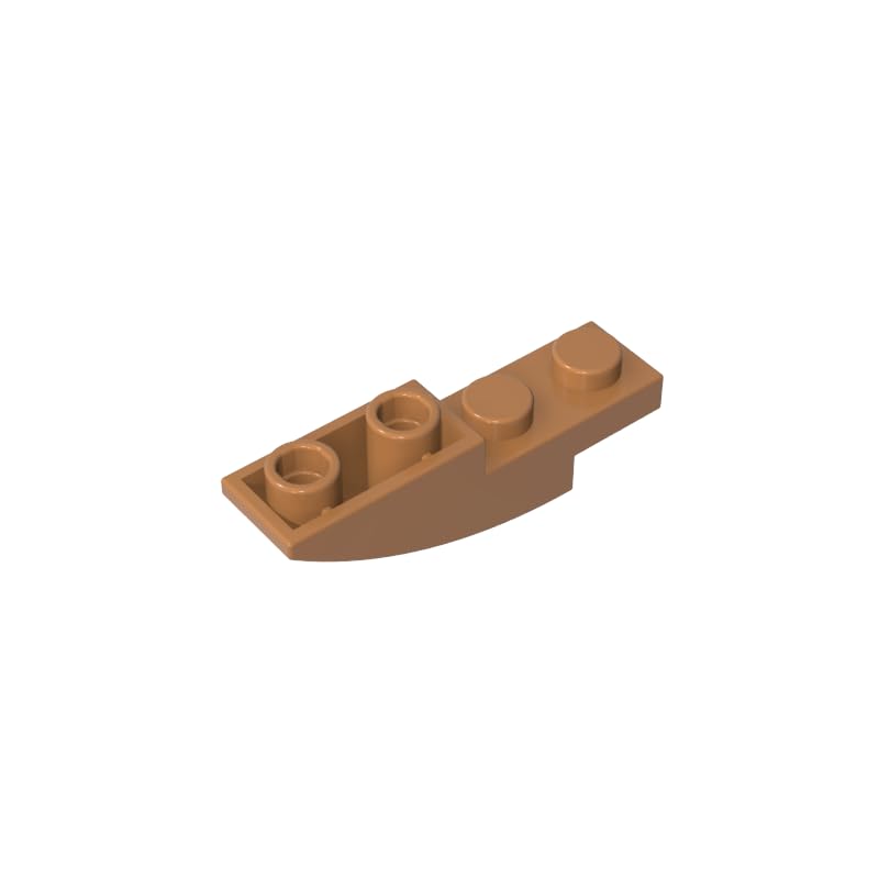 XYEIUGO GDS-731 13547 Slope Curved 4x1 Inverted, Medium Dark Flesh, 50 PCS — image 1