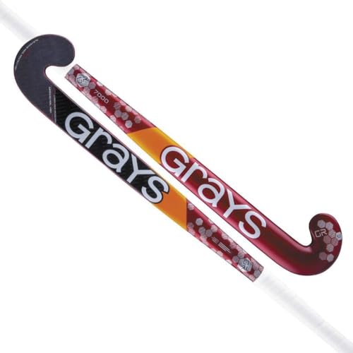 Grays GR7000 Ultrabow (2021) Field Hockey Stick with Free Chamois Grip (36.5 Inches)