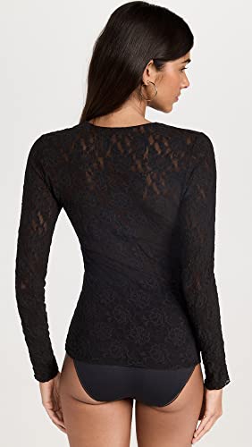 hanky panky Women's Signature Lace Unlined Long Sleeve Top3