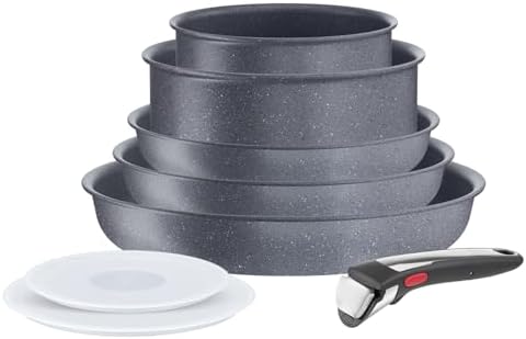 Tefal Ingenio Batterie de cuisine 8 p, Induction, Revêtement anti...