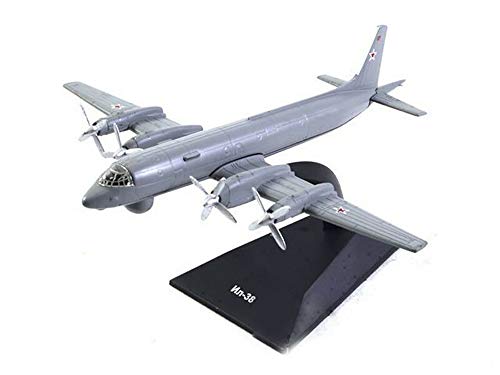 Ilyushin Il-38 Anti-Submarine Warfare and Maritime Patrol Aircraft 1967 Year 1/264 Scale Soviet Union USSR Aircraft Collection Model with Stand