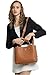 Imagen de GUESS bolso de hombro Meridian II Girlfriend Satchel Cognac marrón