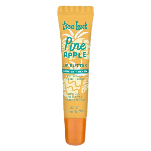 Tree Hut Pineapple Sugarlips Lip Butter, Moisturizing & Nourishing Lip Care for Smooth, Hydrated Lips, 0.52 fl oz