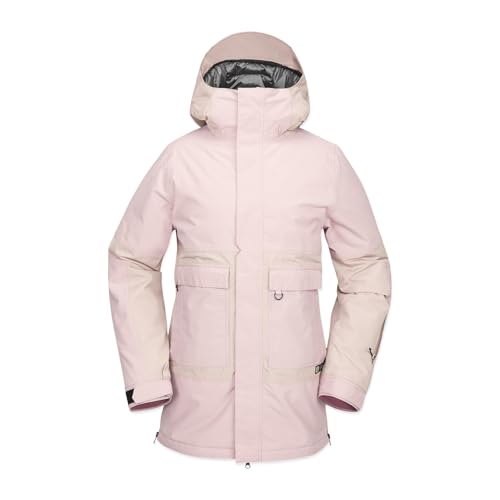 Volcom Women's Larx 2L TDS Infrared Relaxed Fit Lonth Length Snowboard Parka Jacket