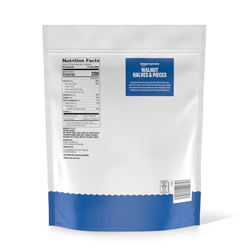 Amazon Grocery, Walnut Halves & Pieces, 40 Oz (Previously Happy Belly, Packaging May Vary) - image 2