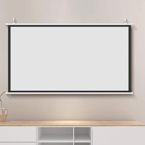 Pantalla manual para proyector 72 pulg. 16:9 miniatura 1