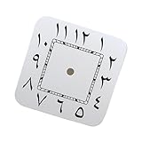 ATOMUSERLY Orologio da uomo quadrato con quadrante S logo personalizzato 27 mm, 1 pezzo, adatto for movimento NH35/NH36(3,No logo)