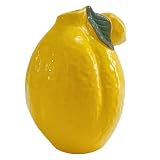 Forme de citron unique : le charmant design inspiré du citron ajoute une touche ludique mais élégante à n'importe quel espace, faisant de ce vase en céramique une pièce décorative remarquable qui illumine votre maison ou votre bureau.