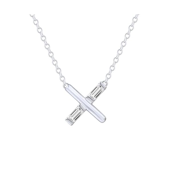 14K/18K Yellow/White Gold Plated Silver Pendant Necklace With Moissanite/Lab Grown Diamond, Necklace For Women, Gift For Her Jewelry For Women Comes With Gift Box