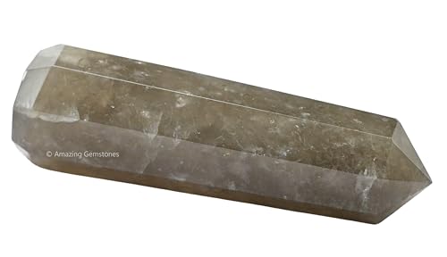 Image of Amazing Gemstone Smoky Quartz Crystal Towers - Natural Healing Crystal Point Obelisk for Reiki Healing and Crystal Grid (2 inch to 3 inch Inch)