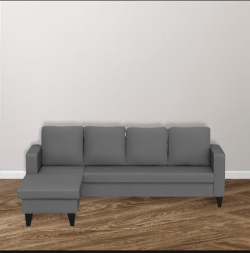 Image of The MM Furniture store Premium Fabric Sofa - Ash (5 Seater - LHS)