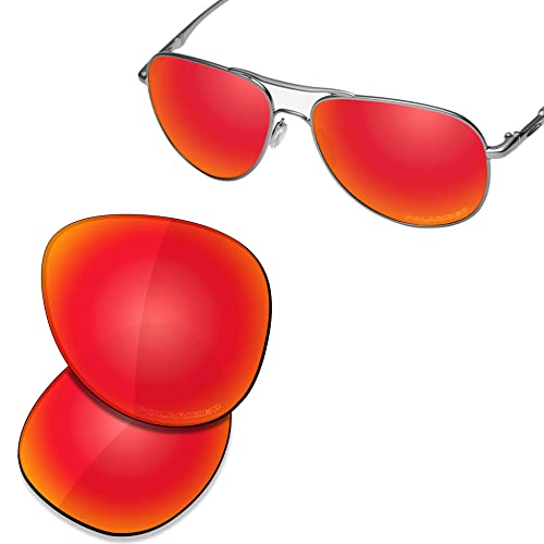 Image of SAUCER Premium Replacement Lenses & Nosepads for Oakley Elmont M OO4119 | UV400 Protection, Anti-Scratch, Precise Fit