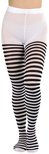 Image of ToBeInStyle Women's Nylon Horizontal Striped Tights