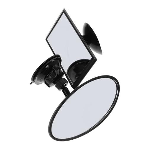 OUNONA 360-degree Mirror Rear View Mirror Suction Cup Rear Facing for Safety High Definition Viewing for Parents