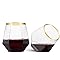 Aazon.co: Unfix Plastic Steless Wine Glasses 32 Pack - Diaond - View #13