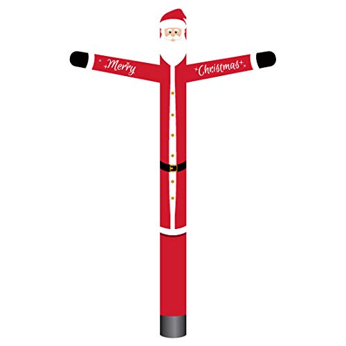 Christmas Santa Claus 20 Foot Tall Inflatable Tube Man Air Powered Dancing Puppet Guy for Outdoor Advertising, Replacement Dancer Only
