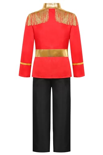 Disfraz completo príncipe para niños 9-10 años rojo miniatura 5
